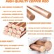 Version 1.0.0 Copper Round Rod, 1 Meter Length, Diameter Range 2mm-16mm, Easy-to-Process Metal Rod for Crafting, DIY, Industrial Applications