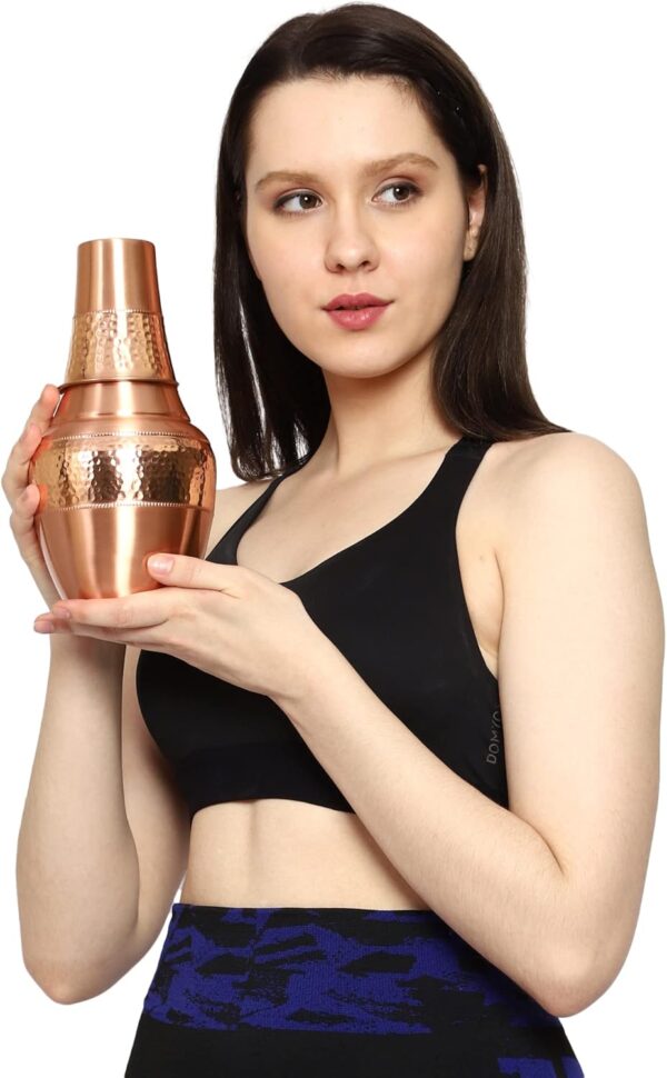 Handmade Pure Copper Water Jug Pitcher Set | Ayurveda Drinkware