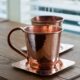 71Wi1t918OL._AC_SL1500_ Square Bottle Coaster, Hand Hammered 100% Pure Copper, 5.5 inch