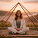 Meditation Copper Pyramid Kit for Healing Energy, Relaxation, Pranayama, Sleep, Meditation Accessory Tool