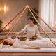 Meditation Copper Pyramid Kit for Healing Energy, Relaxation, Pranayama, Sleep, Meditation Accessory Tool