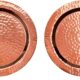 71hENF6RWoL._AC_SL1424_ Round Bottle Coaster, Hand Hammered 100% Pure Copper, 5.5 inch Diameter