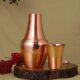 Handmade Pure Copper Water Jug Pitcher Set | Ayurveda Drinkware