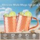 Hammered Moscow Mule Pure Copper Mugs