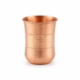 Pure Copper Tumblers: Hammered, Plain, Curved, 250ml Ayurvedic Drinkware
