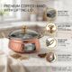Copper Handi with Glass Lid