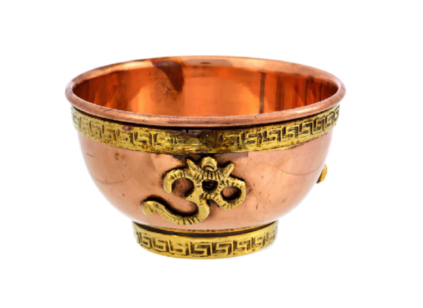 Copper Bowl - Offering Bowl for Altar or Ritual Use - Incense Holder, Home Decor - 3 Inches Wide
