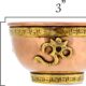 Copper Bowl - Offering Bowl for Altar or Ritual Use - Incense Holder, Home Decor - 3 Inches Wide