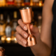 Copper Plated Jigger without Handle, Shot Glass, Drink Making Bar Tool Jigger