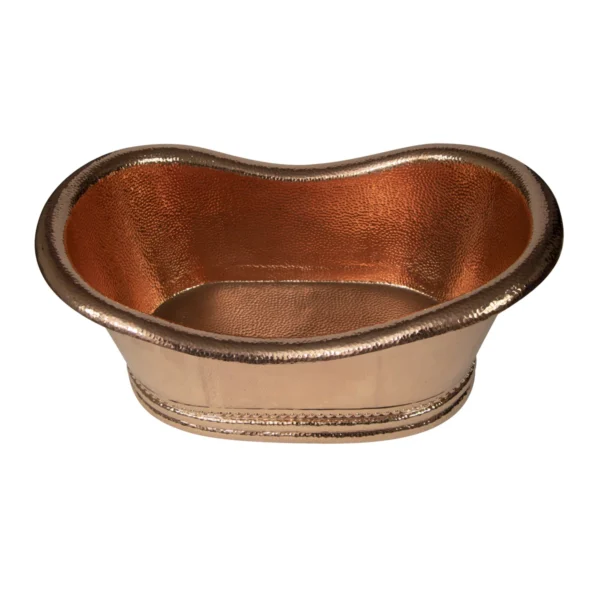 Extra-Large Hammered Copper Ice Bucket for Party