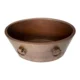 Oval Hammered Copper Ice Bucket for Party