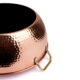 Hammered Copper Pedicure Bowl Powder with Handle