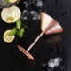 Copper Plated Stainless Steel Martini Glasses
