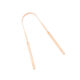 Pure Copper Tongue Scraper with Solid Handle