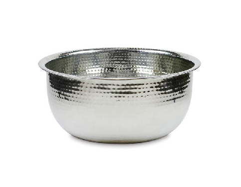 Hammered Stainless Steel Pedicure Bowl