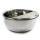 Hammered Stainless Steel Pedicure Bowl with Foot Rest