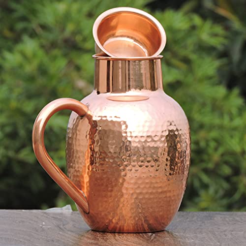 Pure Copper Hammered Jug Copper Pitcher