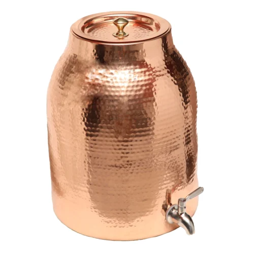 Handmade Hammered Pure Copper Water Dispenser