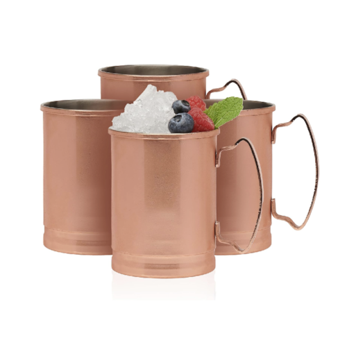 Copper Moscow Mule Mugs with Handle