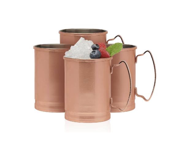 Copper Moscow Mule Mugs with Handle