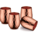 Pure Copper Cups  Set of 4, Stemless Tumblers & Wine Glasses