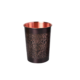 Handcrafted Copper Water Black Glass Pure Copper Water Glass Drinking Tumbler Eco Friendly Drinkware for Daily Use