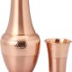 Handmade Pure Copper Water Jug Pitcher Set | Ayurveda Drinkware
