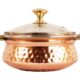 Copper Handi with Glass Lid