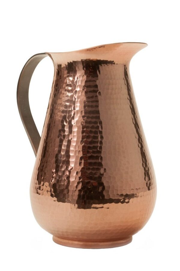 Pure Copper Hammered Jug Copper Pitcher 2000 ml