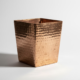 Copper Hammered Square Bucket