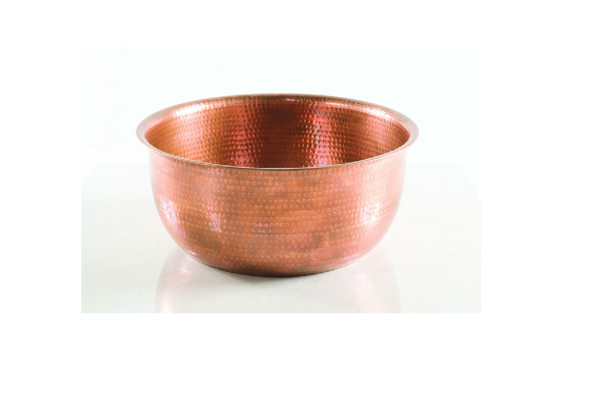 Hammered Copper Pedicure Bowl