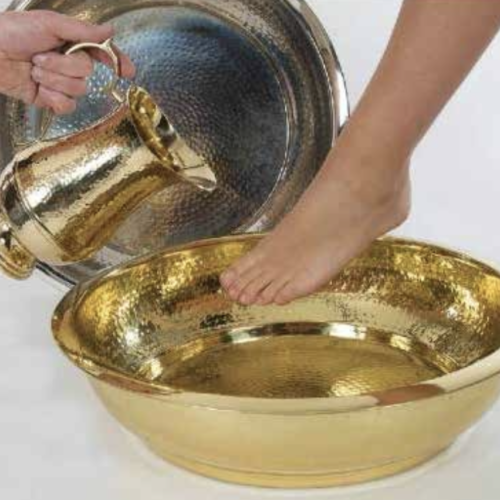 Hammered Golden Pedicure Bowl