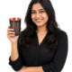 Handcrafted Copper Water Black Glass Pure Copper Water Glass Drinking Tumbler Eco Friendly Drinkware for Daily Use