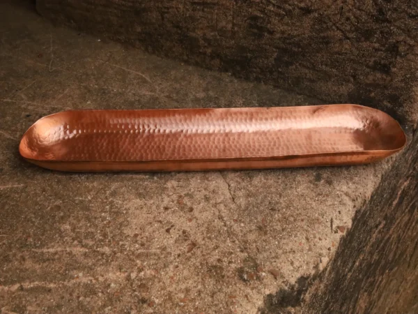Hammered Solid Copper Centrepiece Tray For Cookies, Knick Knacks, Dry Fruits, Biscuits, Olive