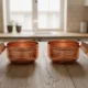 Handmade Hammered Copper Tea Light container: Wedding Gift Decor