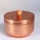 Handmade Hammered Copper Tea Light container: Wedding Gift Decor