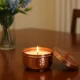 Handmade Hammered Copper Tea Light container: Wedding Gift Decor