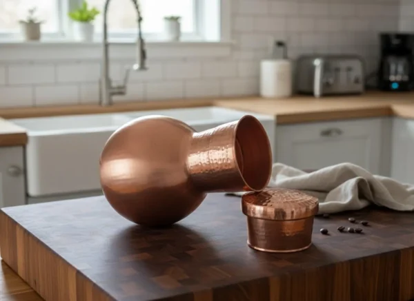 il_1588xN.7329949722_p3r4 Handmade Pure Copper Water Jug Pitcher Set | Ayurveda Drinkware