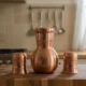 il_1588xN.7329949762_q50n Handmade Pure Copper Water Jug Pitcher Set | Ayurveda Drinkware