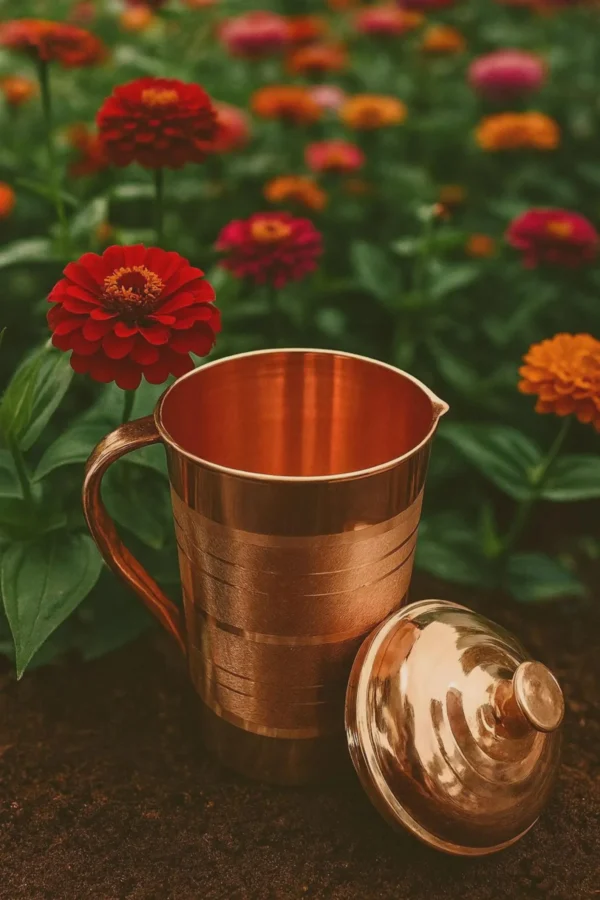 Pure Copper Hammered Jug Copper Pitcher 1000,2000 ml