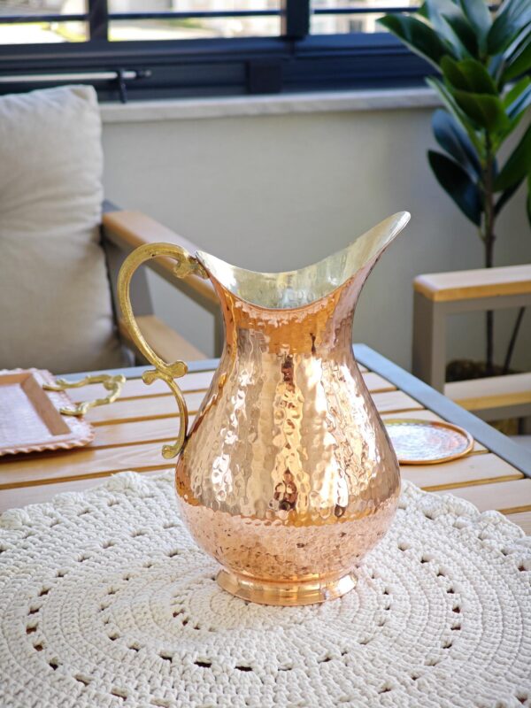 Pure Copper Hammered Jug Copper Pitcher