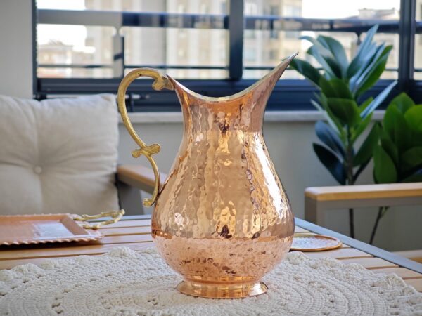 Pure Copper Hammered Jug Copper Pitcher