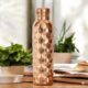 Handmade Hammered Copper Water Bottle – Ayurvedic Wellness, Leak-Proof