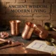 Pure Copper Tumblers: Hammered, Plain, Curved, 250ml Ayurvedic Drinkware