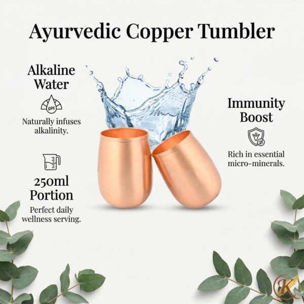 Pure Copper Barrel Tumblers – Ayurvedic Health Drinkware