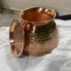 Pure Copper Water Pot with Lid, Handcrafted Tamba Kalash, Ayurvedic Drinking Vessel, Vintage Engraved Copper Jug for Health