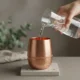 Pure handmade Copper Drinking Glass 350ml, Hammered Copper Tumbler, Ayurvedic Water Cup, Handmade Copper Drink-ware, Kitchen Gift