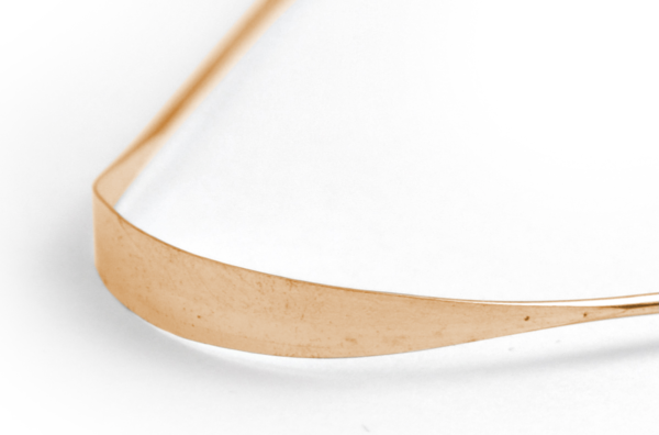 Pure Copper Tongue Scraper with Round Handle