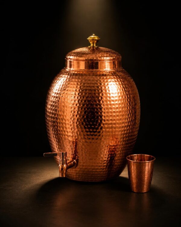 61C2BG+RFIL._AC_SL1402_ Hammered Copper Water Dispenser - 8 Liter Capacity