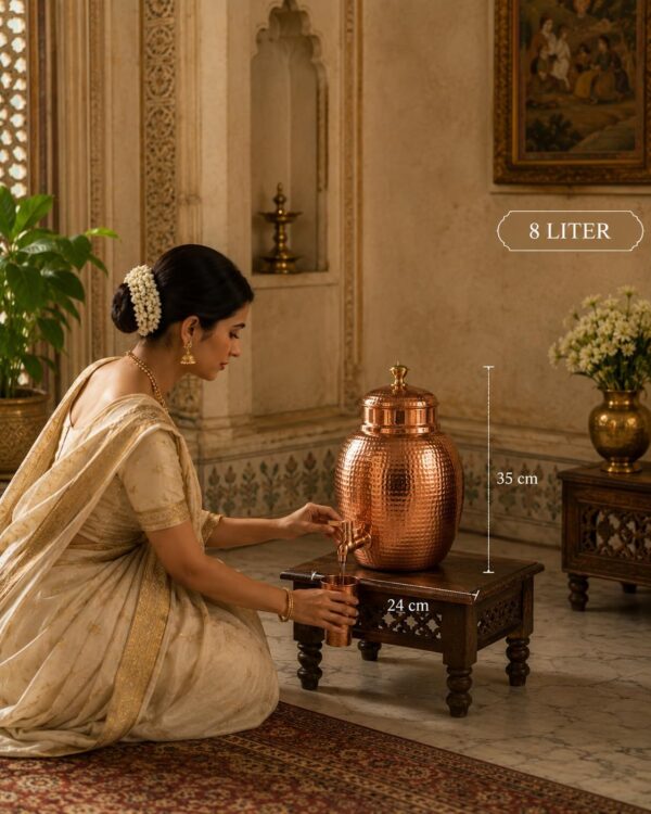 717eN4o1q1L._AC_SL1402_ Hammered Copper Water Dispenser - 8 Liter Capacity